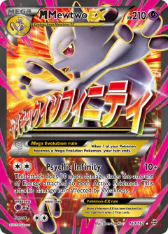 M Mewtwo-EX Rare Ultra card from BREAKthrough