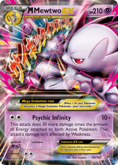 M Mewtwo-EX Rare Holo EX card from BREAKthrough