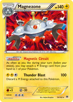 Magnezone Rare Holo card from BREAKthrough