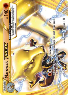 Marowak BREAK Rare BREAK card from BREAKthrough