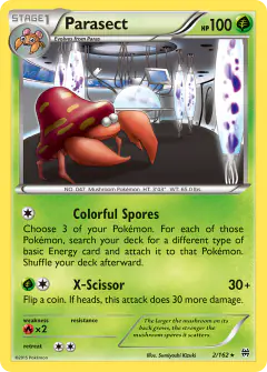 Parasect Rare card from BREAKthrough