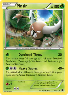 Pinsir Uncommon card from BREAKthrough