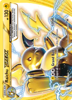 Raichu BREAK Rare BREAK card from BREAKthrough