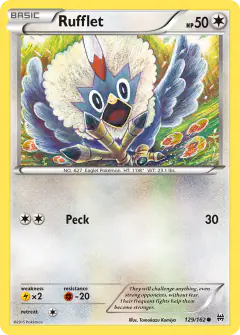 Rufflet Common card from BREAKthrough