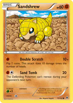 Sandshrew Common card from BREAKthrough