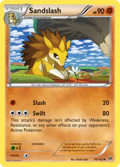 Sandslash Uncommon card from BREAKthrough