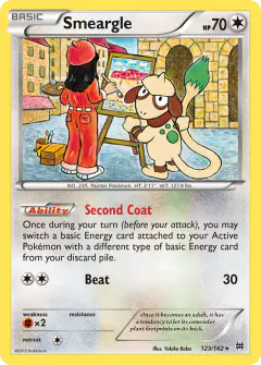 Smeargle Rare card from BREAKthrough