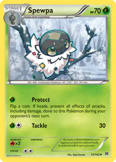 Spewpa Uncommon card from BREAKthrough