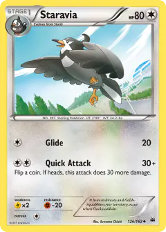 Staravia Uncommon card from BREAKthrough