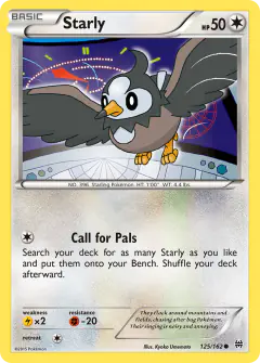 Starly Common card from BREAKthrough