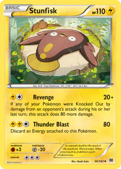 Stunfisk Uncommon card from BREAKthrough