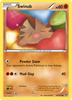 Swinub Common card from BREAKthrough