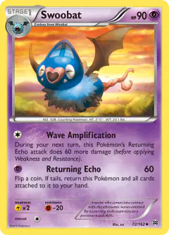 Swoobat Uncommon card from BREAKthrough