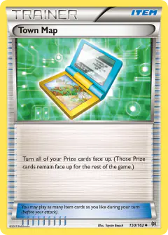 Town Map Uncommon card from BREAKthrough