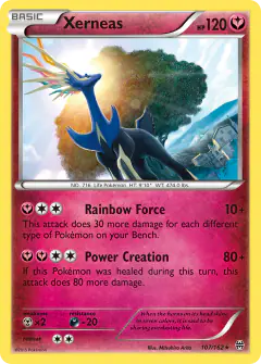 Xerneas Rare Holo card from BREAKthrough