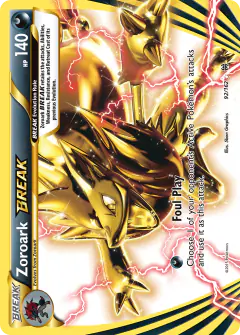 Zoroark BREAK Rare BREAK card from BREAKthrough