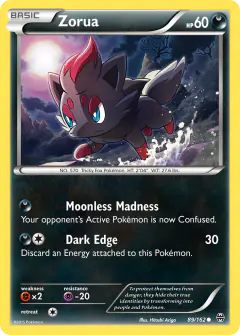Zorua Common card from BREAKthrough