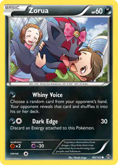 Zorua Common card from BREAKthrough