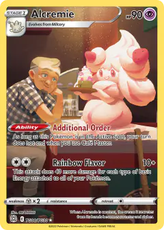 Alcremie Trainer Gallery Rare Holo card from Brilliant Stars