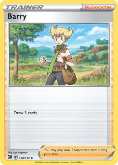 Barry Uncommon card from Brilliant Stars