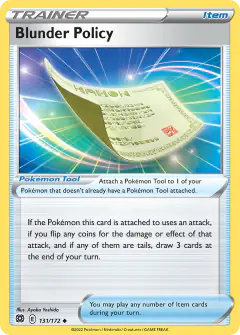 Blunder Policy Uncommon card from Brilliant Stars