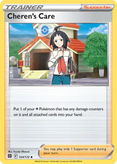 Cheren's Care Uncommon card from Brilliant Stars