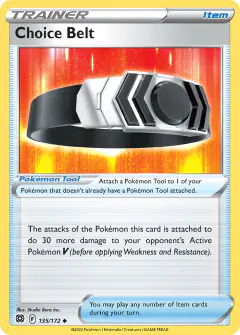 Choice Belt Uncommon card from Brilliant Stars