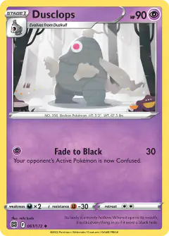 Dusclops Uncommon card from Brilliant Stars