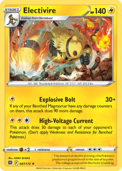 Electivire Rare card from Brilliant Stars