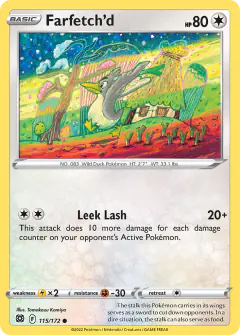 Farfetch'd Common card from Brilliant Stars
