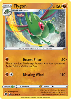 Flygon Rare card from Brilliant Stars
