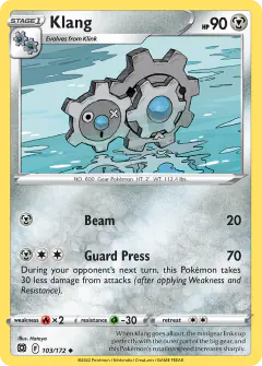 Klang Uncommon card from Brilliant Stars