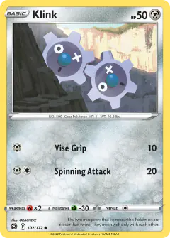 Klink Common card from Brilliant Stars