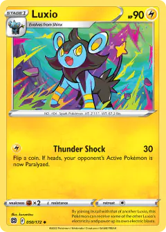Luxio Uncommon card from Brilliant Stars