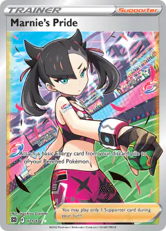 Marnie's Pride Rare Ultra card from Brilliant Stars
