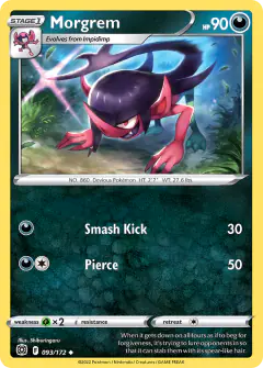 Morgrem Uncommon card from Brilliant Stars