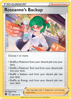 Roseanne's Backup Uncommon card from Brilliant Stars