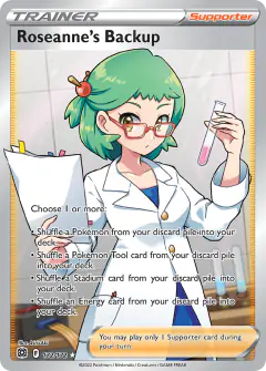 Roseanne's Backup Rare Ultra card from Brilliant Stars