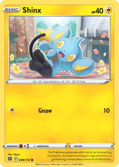 Shinx Common card from Brilliant Stars