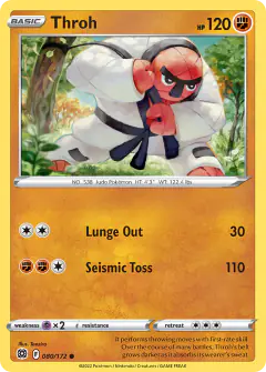 Throh Common card from Brilliant Stars