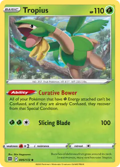 Tropius Uncommon card from Brilliant Stars