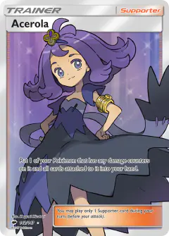 Acerola Rare Ultra card from Burning Shadows