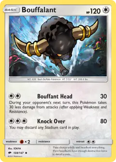 Bouffalant Uncommon card from Burning Shadows