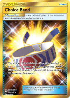 Choice Band Rare Secret card from Burning Shadows