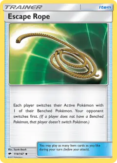 Escape Rope Uncommon card from Burning Shadows
