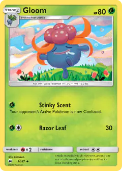 Gloom Uncommon card from Burning Shadows