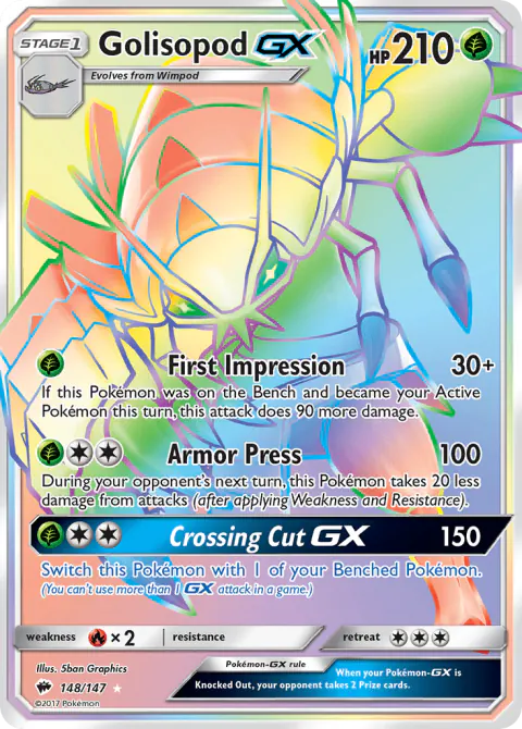 Golisopod-GX Rare Rainbow