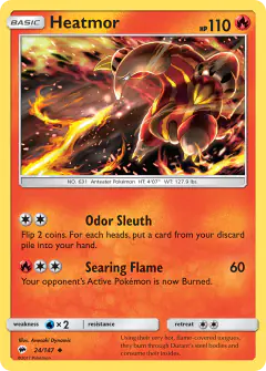 Heatmor Uncommon card from Burning Shadows
