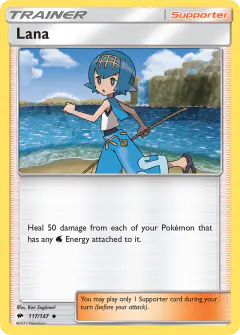 Lana Uncommon card from Burning Shadows