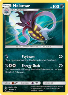 Malamar Rare card from Burning Shadows